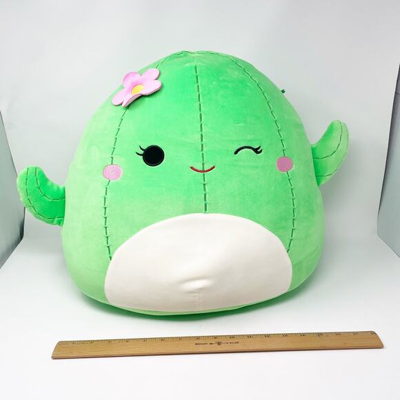 Squishmallows Maritza the CACTUS 15 Plush Kellytoy Stuffed Animal Toy  Green EUC